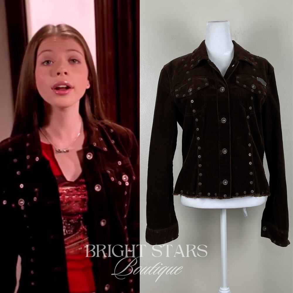Rare Corduroy Studded Jacket ASO Dawn Summers Buffy the Vampire Slayer Y2K VTG